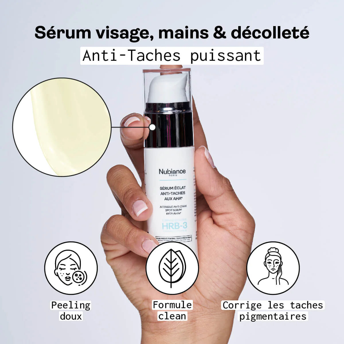 Sérum Eclat Anti-Taches aux AHA Nubiance 30ml