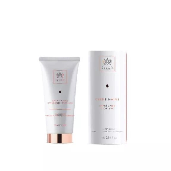 Crème mains imprégnée d'or 24k Jylor 75ML