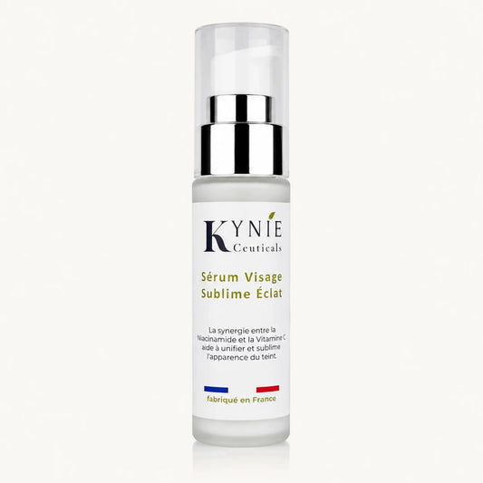 Sérum Visage Sublime Éclat Kynie Ceuticals 30 ml, niacinamide et vitamine C, fabriqué en France
